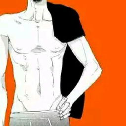 求这类动漫男腹肌头像
