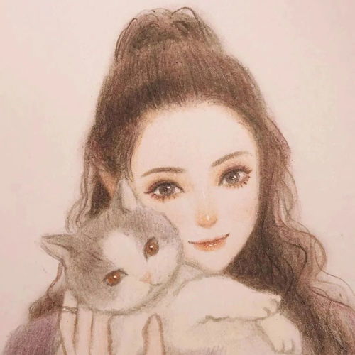 手绘头像每一天的快乐