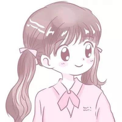粉色系头像卡通人物闺蜜