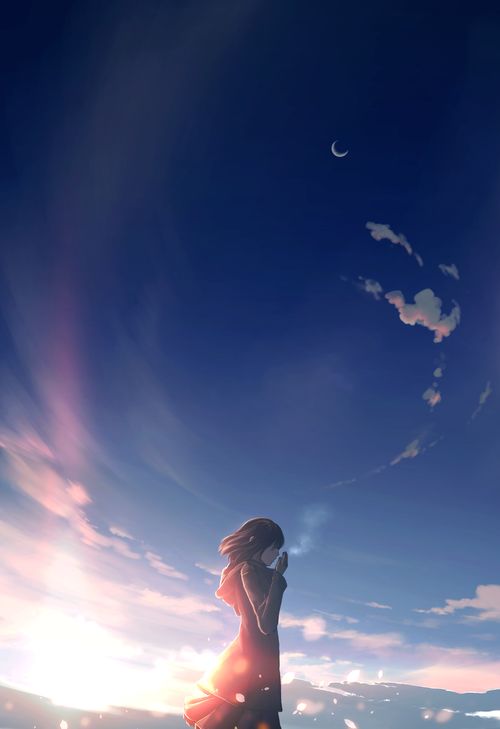 深色系动漫风景手机壁纸图