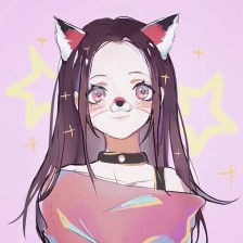 猫系动漫头像女生霸气情侣头像