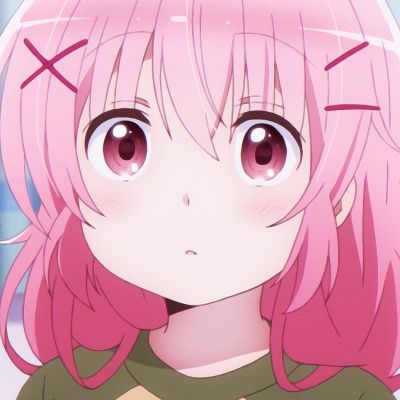 粉色系动漫头像住在你心里的人以后也要住在你家里