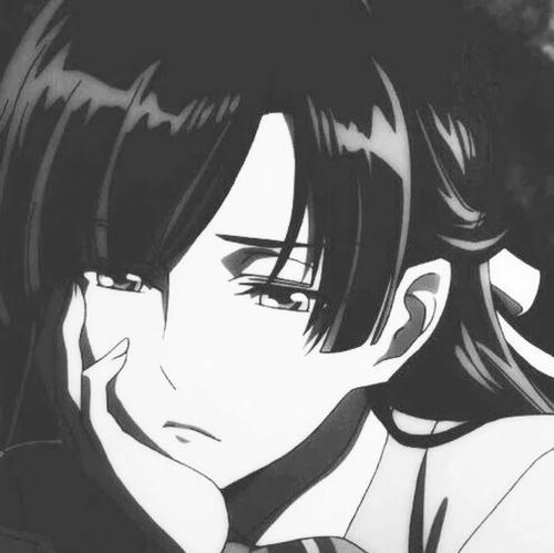 黑暗很丧的头像动漫少女可爱点