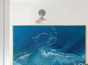 北欧简约唯美风景大海蓝色海洋白浪现代艺术装饰画图片设计素材高清模板下载63.63mb小清新装饰画大全