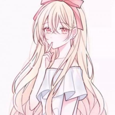 绿色系动漫头像女清新想原谅