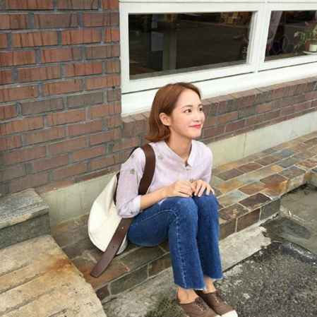 发尾外翘短发俏皮女生已爱疯