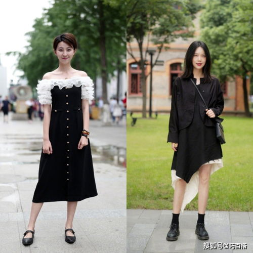 夏天适合穿什么样的连衣裙毫无疑问,纯黑色连衣裙最nice