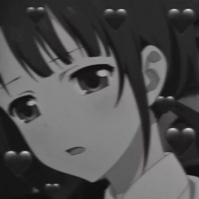 抑郁症头像女生动漫二次元黑色抑郁头像