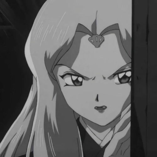 动漫头像黑白动漫女头