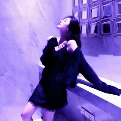女生头像紫色系韩版,这种贼好看的换头像吗