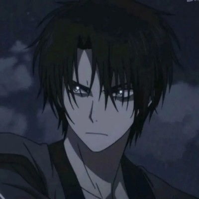 一组微丧动漫男生头像