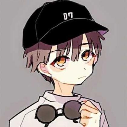 黑系情侣动漫头像一左一右男生
