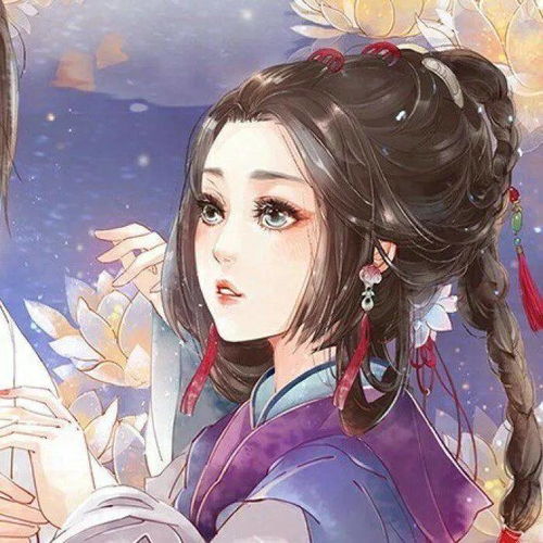 紫色系古风头像丨能和他有福双至,也能与他风雨同舟