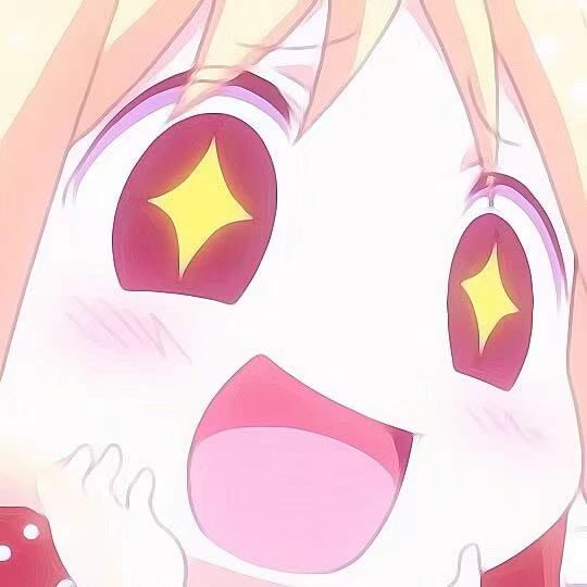 黄色系动漫闺蜜头像