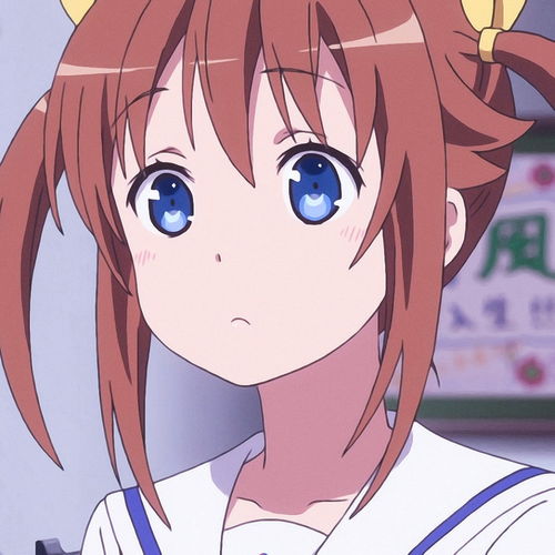 动漫女头蓝色美瞳