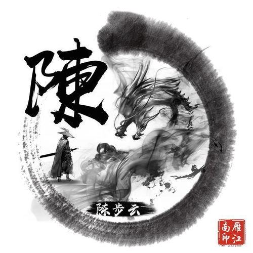 潇洒黑色水墨龙姓氏头像藏头诗头像,古典风大气,喜欢请带走
