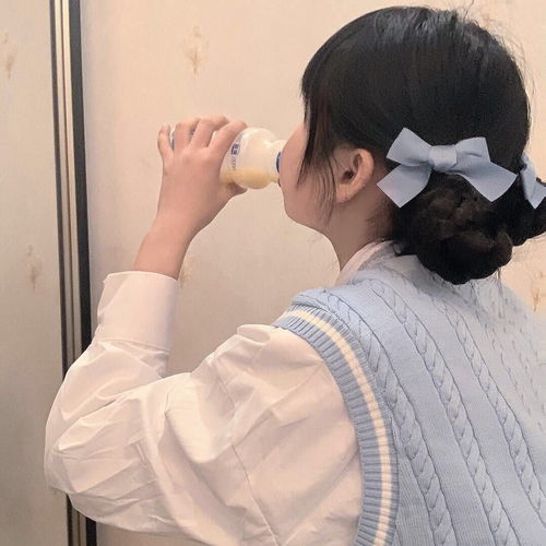 头像超温柔蓝色系女头像