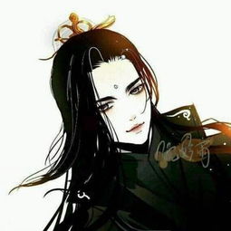 黑色系动漫情侣头像一男一女分开古风