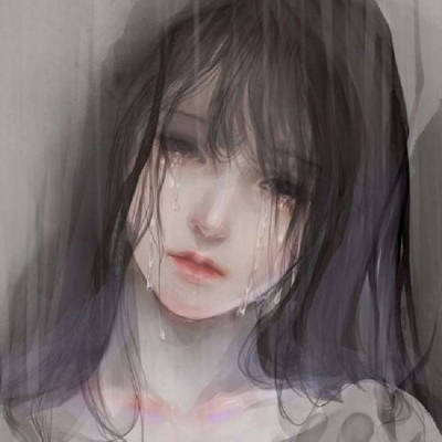 伤感头像女生丧哭动漫