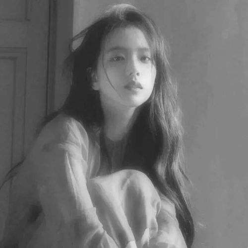 女生头像丧系图片黑白