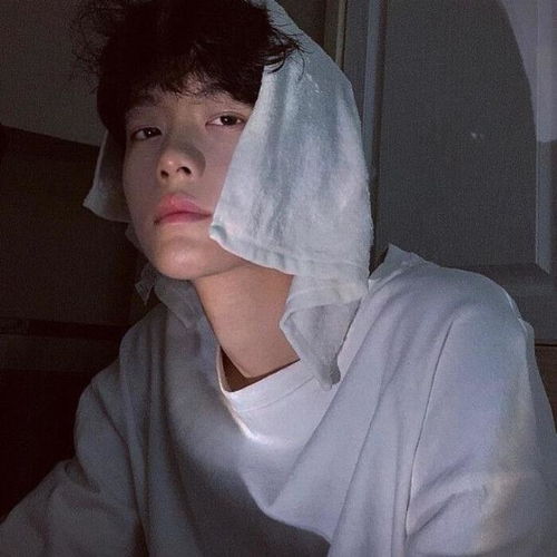 猫系真人男头像男生