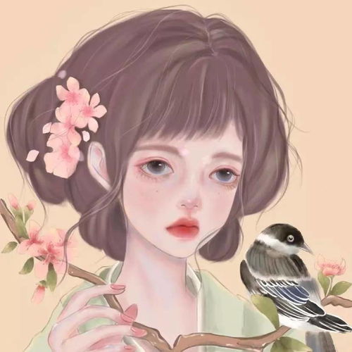 病娇系微丧动漫女生头像
