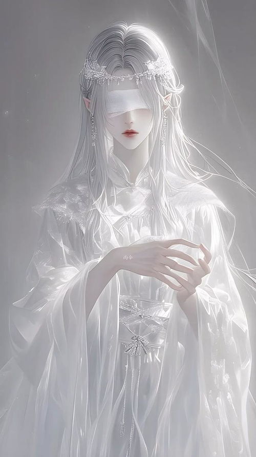古装美如画白色系仙气飘飘