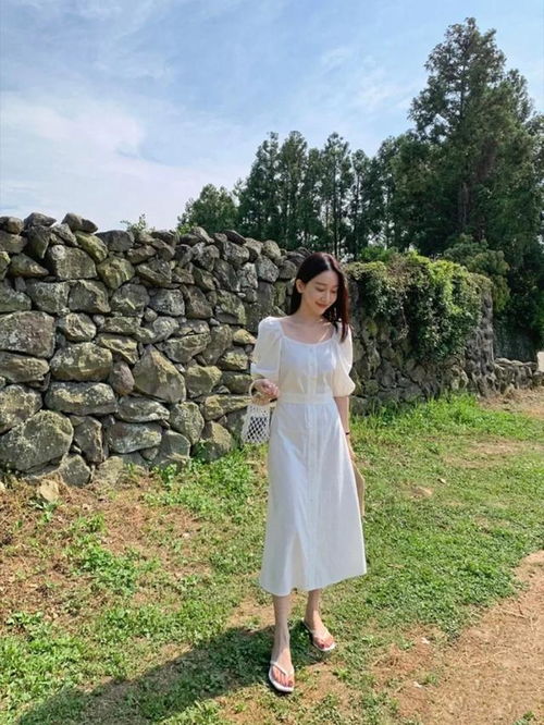 这些夏日韩系look太可了,温柔清新还时髦,满足你的少女心