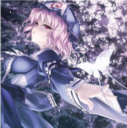 求紫色有意境的动漫少女图片