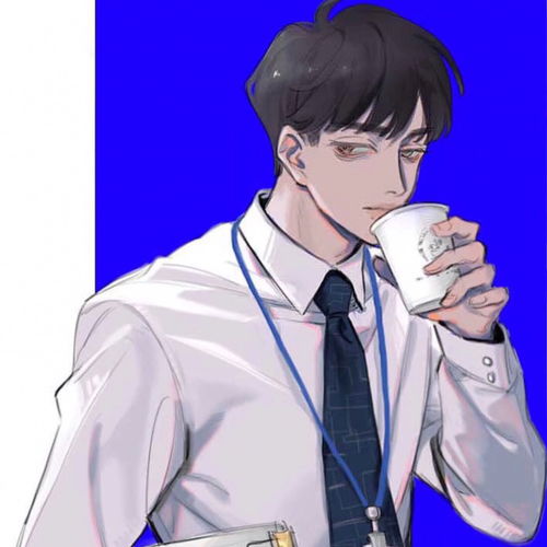 头像蓝色系动漫男头像2