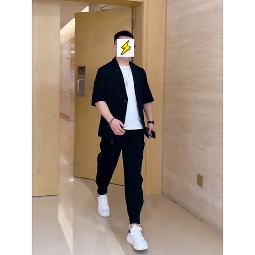 gxg男装22年春季正装系列黑色套西西装轻商务黑色165s