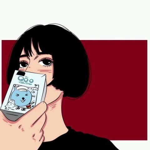 萌系可爱情头动漫一男一女很火软萌情头一左一右