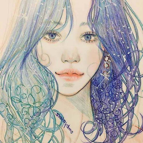 这样的美女在她的笔下是如此的清纯逼真好喜欢