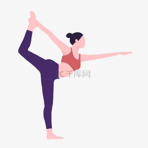 做瑜伽掌握平衡的女生素材图片免费下载千库网