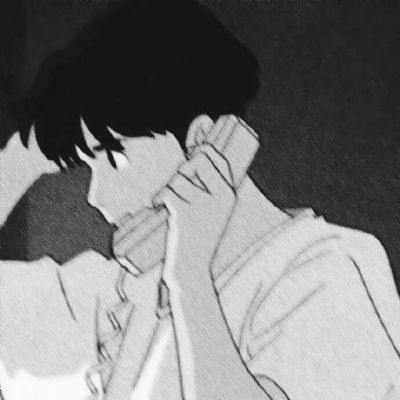 男生头像高冷黑色系动漫情头