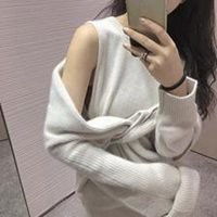 2018最潮最火女生露肩微信头像