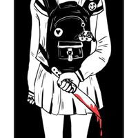 动漫黑粉女头像