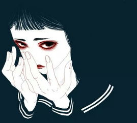 头像图片丧系抽烟插画壁纸
