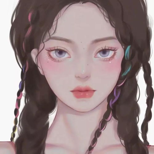 病娇系微丧动漫女生头像