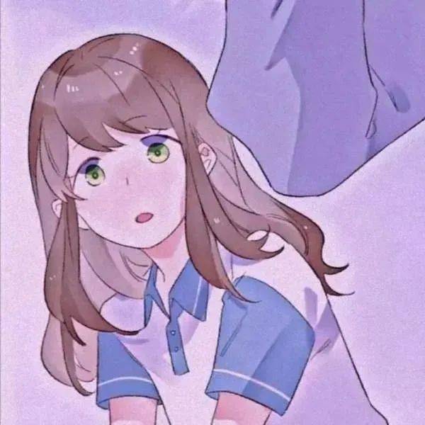 绝美蓝色系紫色系动漫情侣头像吖