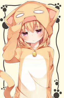 p站二次元少女萌睡衣猫耳猫系堆糖,美好生活研究所