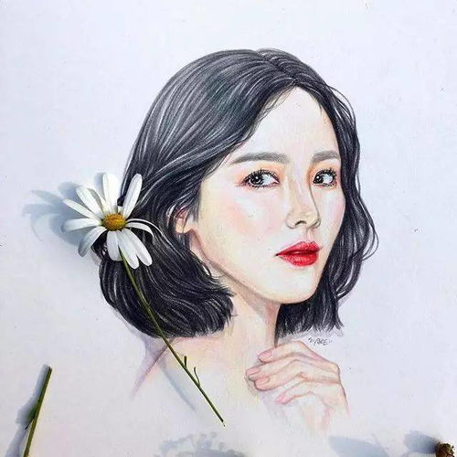 清丽淡雅的彩铅人物插画,给你不一样的感受