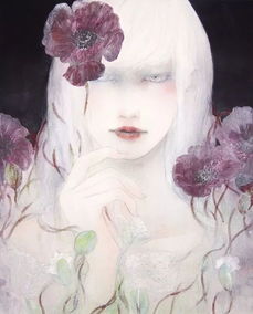 插画师笔下的仙女,有种淡淡的凄美,让人心生怜惜