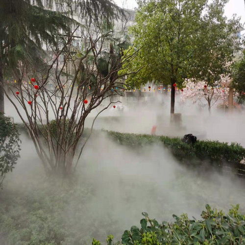 淮安假山景观人造雾房地产冷雾系统智能型
