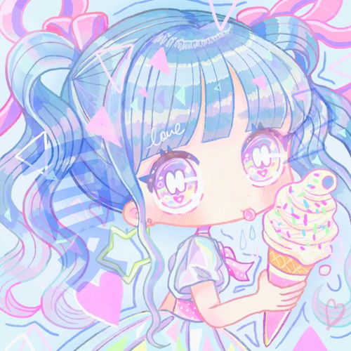 大眼睛可爱少女头像萌系画风
