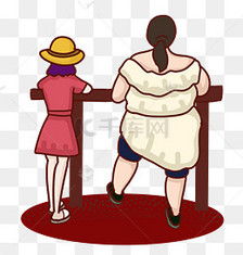 女神和女汉子卡通插画素材图片免费下载千库网