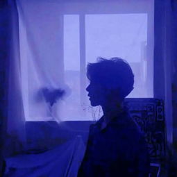 蓝色拼接系列风格的男生大图