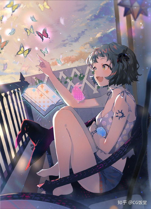 二次元少女猫系头像画师