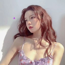 紫色系女生头像青春可爱6