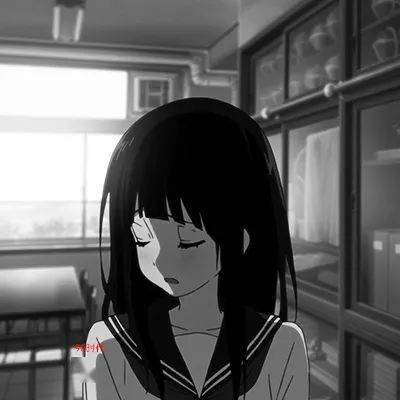 动漫头像敲喜爱的黑白漫画风动漫情头,快来抱走